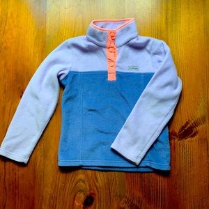 Columbia Girls small Fleece Pullover, like new